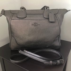 Coach Caviar Leather Mickie Satchel